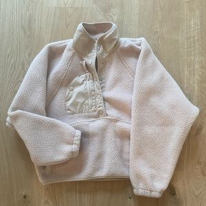 Free People | FP Movement Hit the Slopes Fleece Pullover in Crema